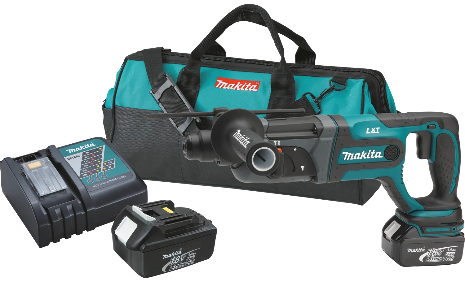 Juego de Rotomartillo Inalámbrico de 7/8" LXT® Litio Ion de 18V, acepta brocas SDS PLUS