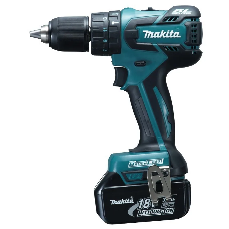 Taladro Percutor 18 V. MOTOR BL Makita